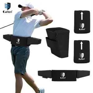 Caiton Golf Training Aid - Golf Swing Trainer, Golf Accessories, 2-in-1 Golf Practice Tool that Strengthens Muscles, Corrects Posture and Improves Flexibility at the Same Time
