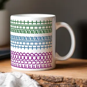 1pc 11oz Funny Hidden Information Mug Novelty Mug - Durable White Ceramic Coffee Cup with Funny Design, Humor Cup