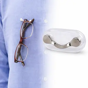 Magnetic Eyeglass Holder - Strong Magnetic Hold - Fits All Frames - Lifetime Warranty - Made in USA - Secures and Protects Readers, Sunglasses, Blue Light Glasses, or Safety Glasses