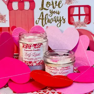 Cepacetic Candles Self-Love Candle - Bergamot Ylang Ylang Amber Scented for Self-Love and Balance