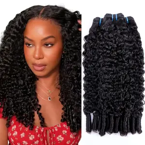 Msgem Hair 12A Burmese Curly Bundles Human Hair Material Remy Human Hair Curly Weave Extensions 3 Pcs Lot 4Pcs Lot Burmese Curly #SummerVibes