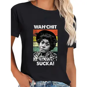 Graphic T-Shirt 👕    Cotton WAHCHIT SUCKA Tee, Watch It Sucka Son in Sanford City Funny Meme T-Shirt, Humor Graphic Shirt, Casual Unisex Summer Tee, Viral TikTok USA