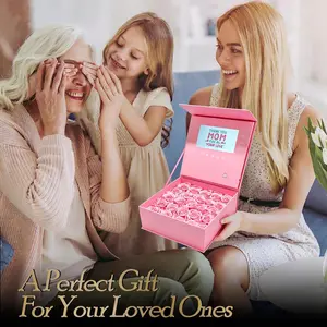Mother's Day Gift Wholesale Eternity Flowers Forever Flowers in Box Natural Eternal Preserved Roses With Music