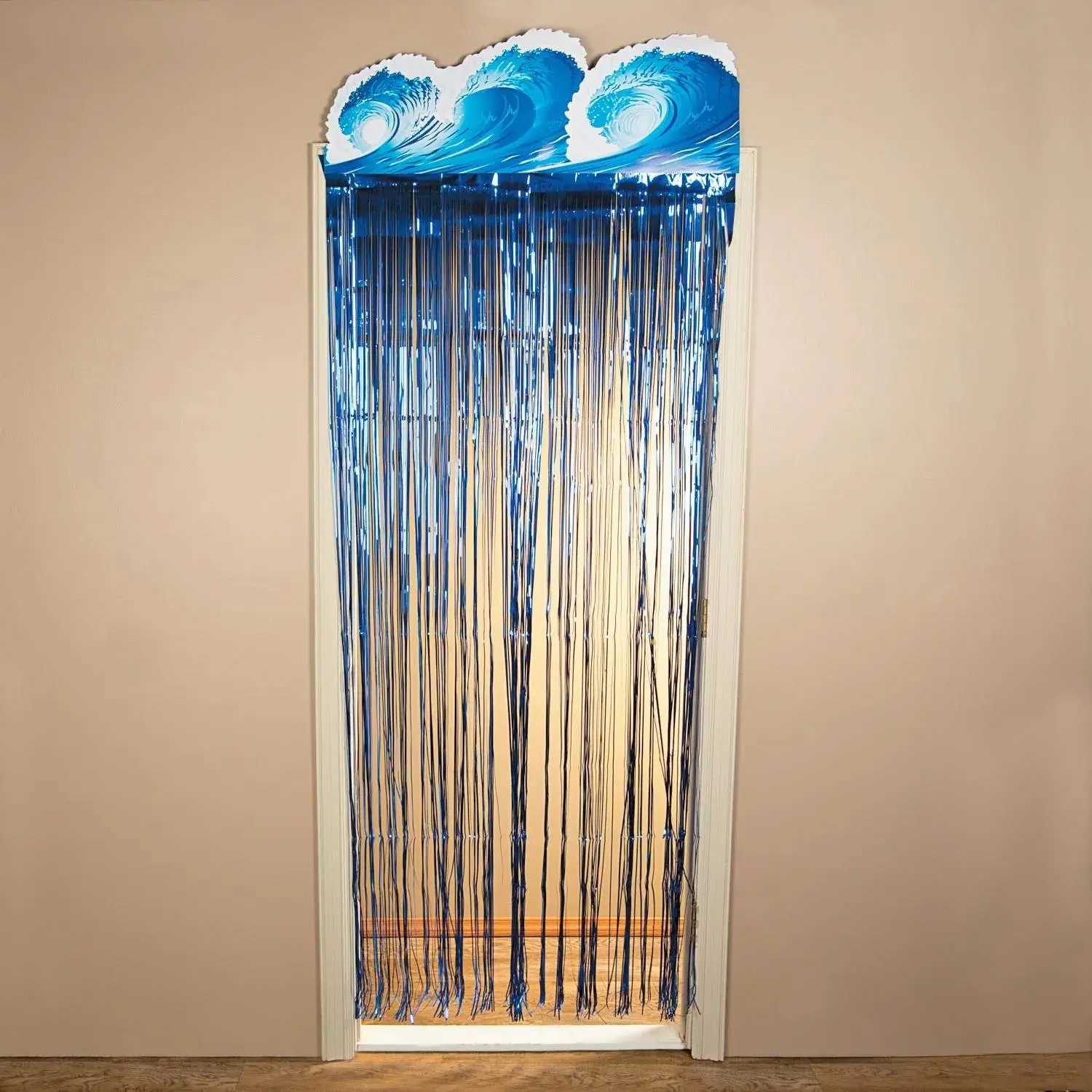 Foil Hang Loose Fringe Door Curtain