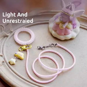 Ultra Light Parrot Flight Line, Retractable Bird Leash, No Hurt Feet Elastic Outdoor Lead, Multiple Colors Sizes for Small Birds,No Hurt Feet Parrot Flight Line