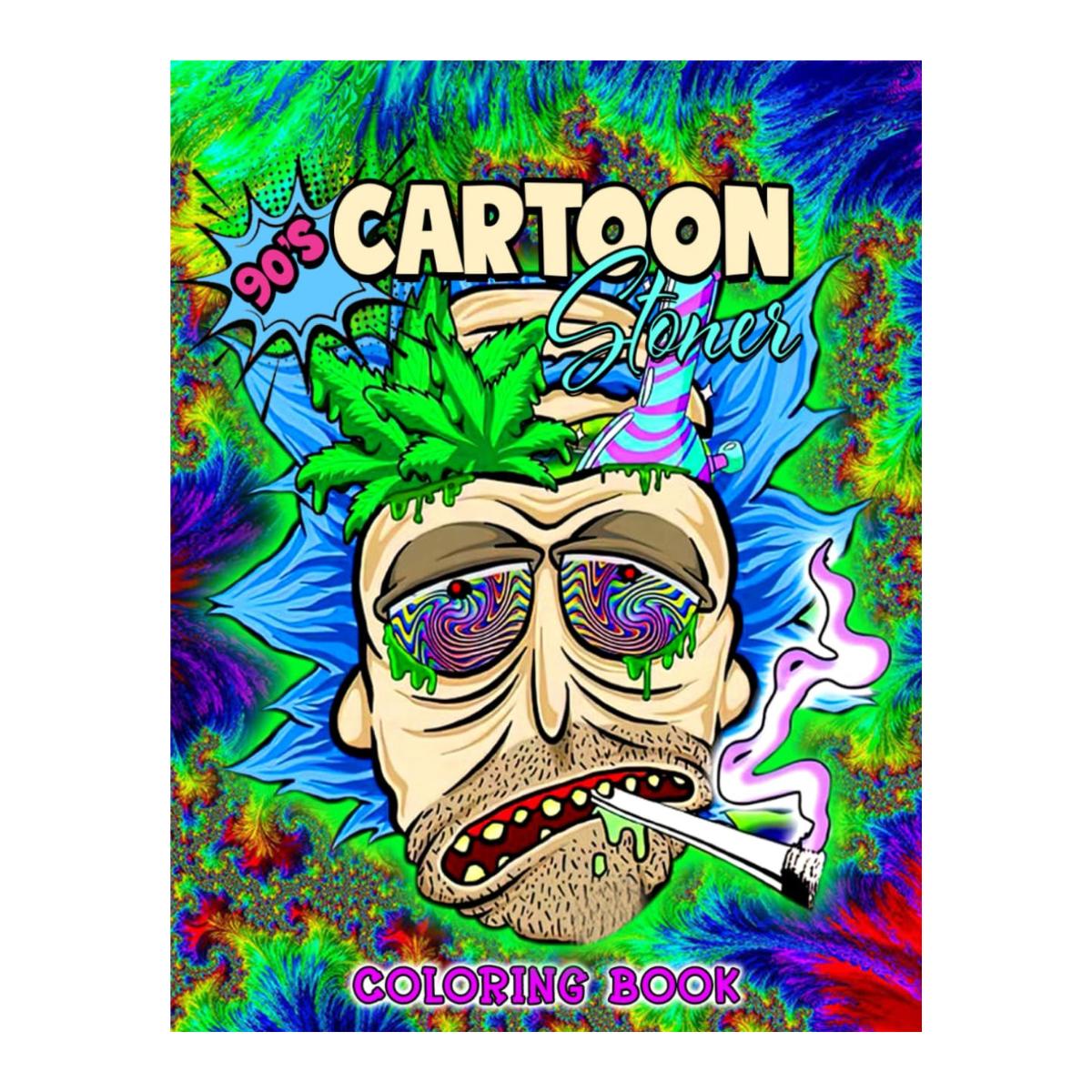 St***r Coloring Book Tr***y Psychedelic 420 Designs Stress Relief - Paperback