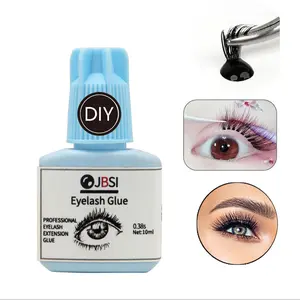 Eyelash Cluster Glue 10ML, Fast Drying Strong Hold Long Lasting 2 Weeks, Longer Looking Lashes, Suitable for Sensitive Eyes DIY Home Use