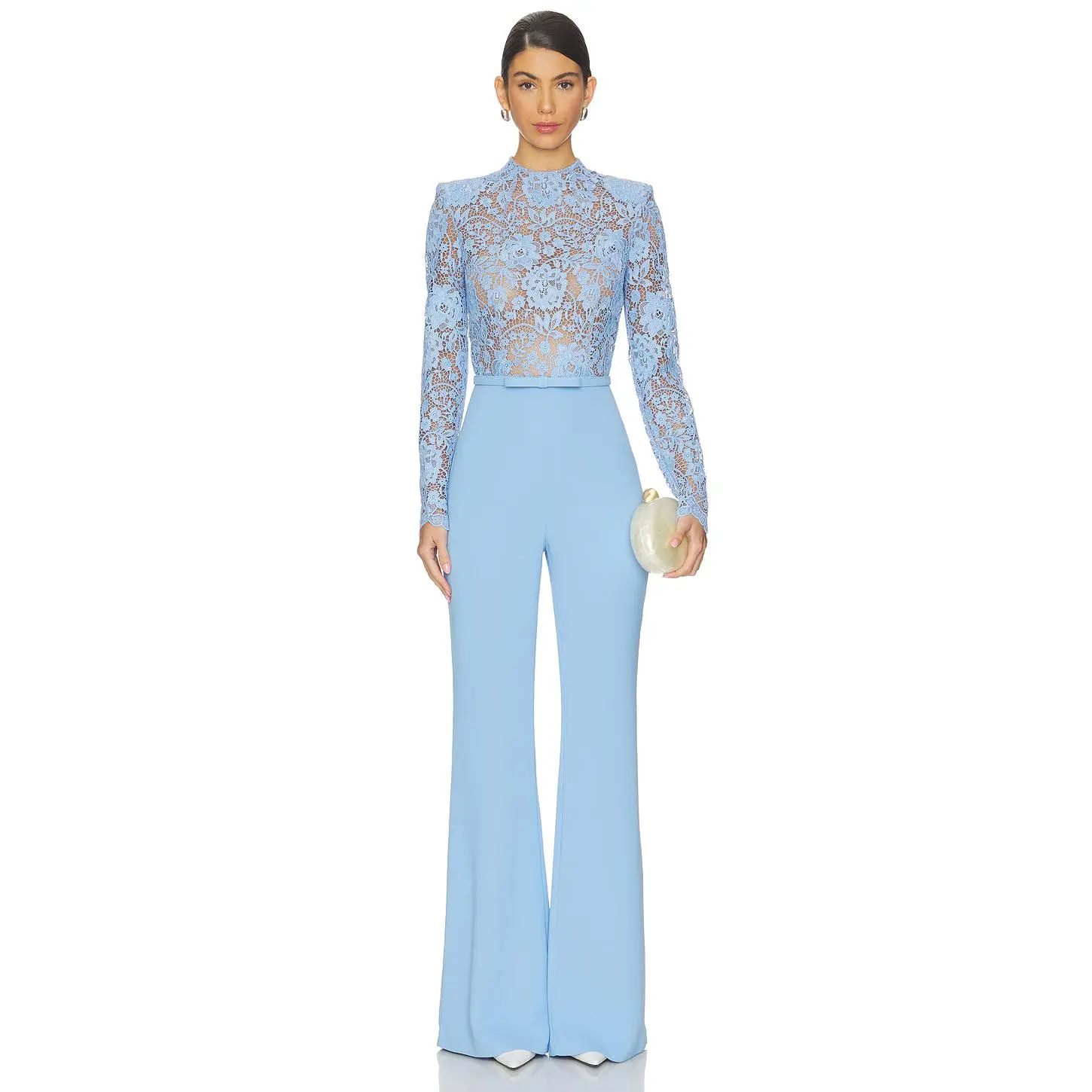 Nadine Merabi Maddie Blue Jumpsuit in Blue