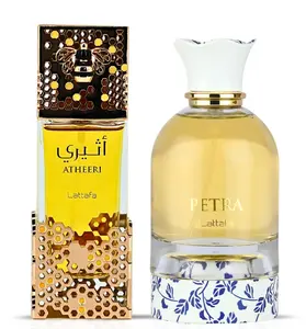 Lattafa Atheeri & Lattafa Petra Perfume Bundle – 100ml (3.4 oz) Original Eau de Parfum | Long Lasting Premium Fragrance Set