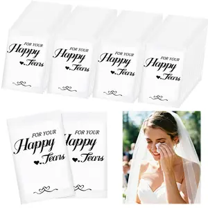 Happy Tears Tissues (30-Pack) Wedding Tissues Packs for Guests Welcome Favor Bags, Bulk Individual Pocket Tissue Packs for Your Big Moments Solar LED Motion Sensor Lights