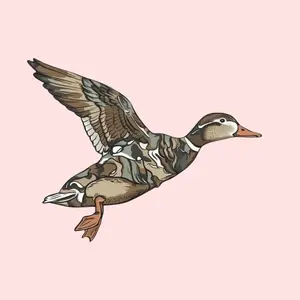Camouflage Mallard Duck Sticker – Waterfowl Hunting Decal for Truck, Boat, Laptop & Outdoor Gear, Water Resistant