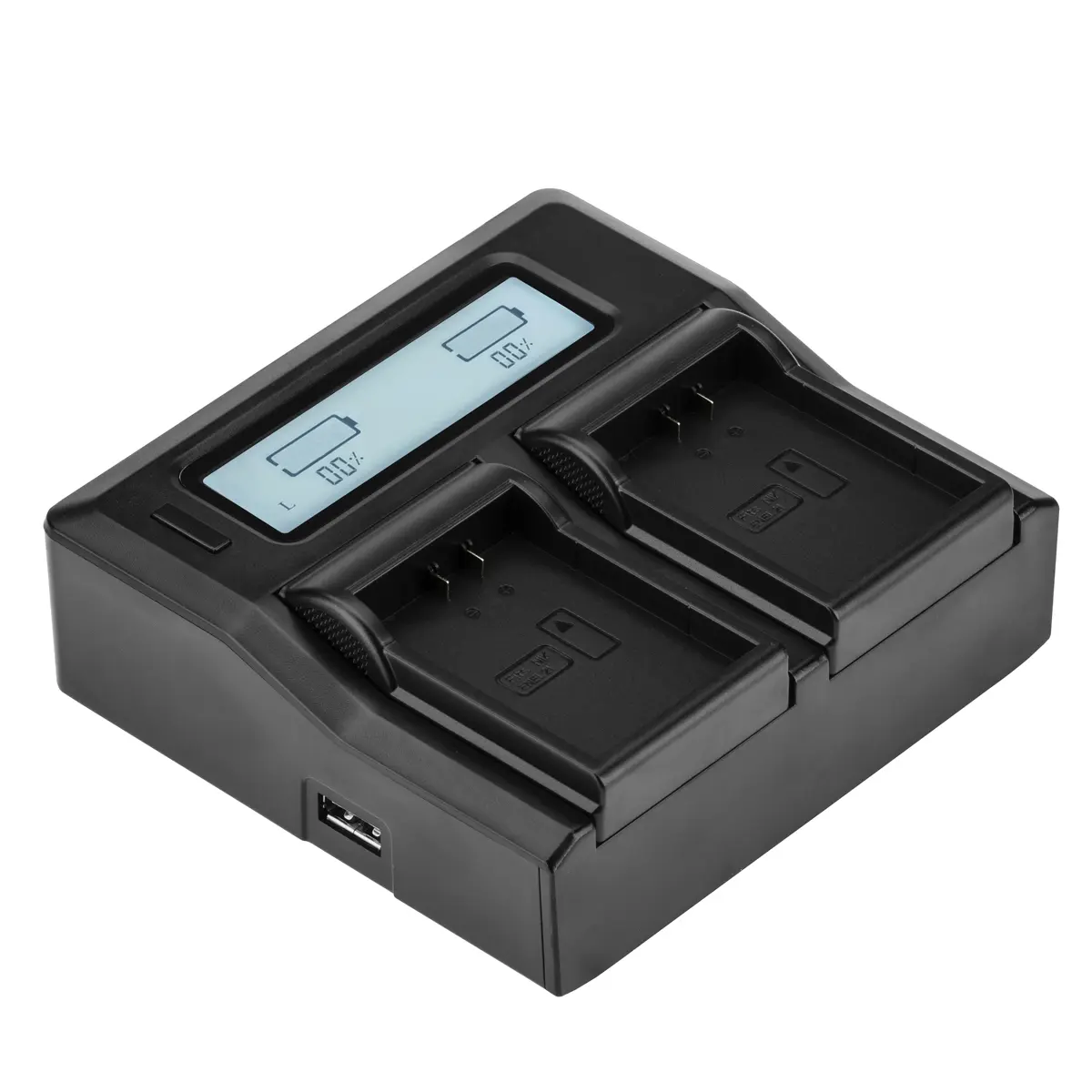 Green Extreme Dual Smart Charger with LCD Screen for Nikon EN-EL21