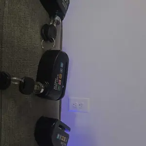 Waterproof Motorcycle Rechargeable Disc Lock Alarm for Bicycle Anti-theft Padlock Security Protection Bike Motorbike Accessories with 110-Decibel Alarm and Easy Installation - Vehicle