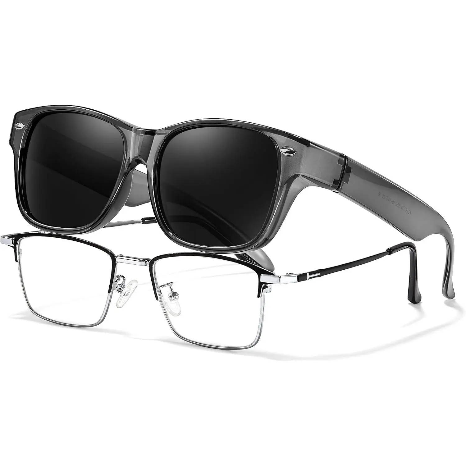 Xfeel Fit Over Sunglasses for Men Women Polarized UV400 Protection