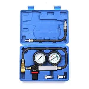 TU-21 Cylinder Leak Down Tester Kit – Engine Compression Leakage Tester for Cars, Trucks & Motorcycles