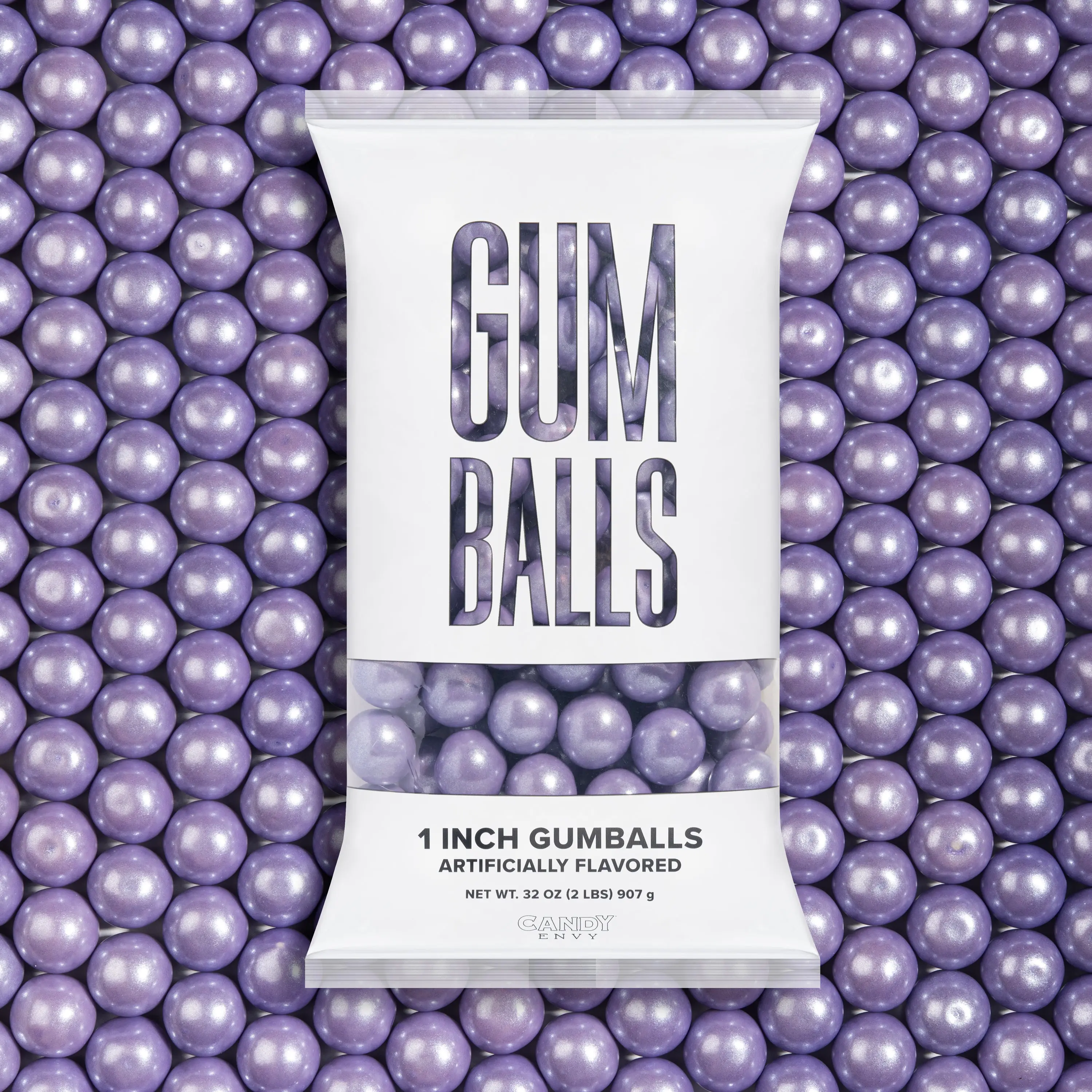 Shimmer Lavender 1 inch Round Gumballs