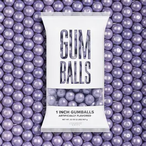 Shimmer Lavender 1 inch Round Gumballs