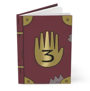 Cartoon Network Gravity Falls Notebook, dipper mabel Cartoon Hardcover Journal Matte, Adventure Gift Notebook