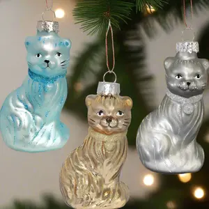 Cat Christmas Tree Ornament