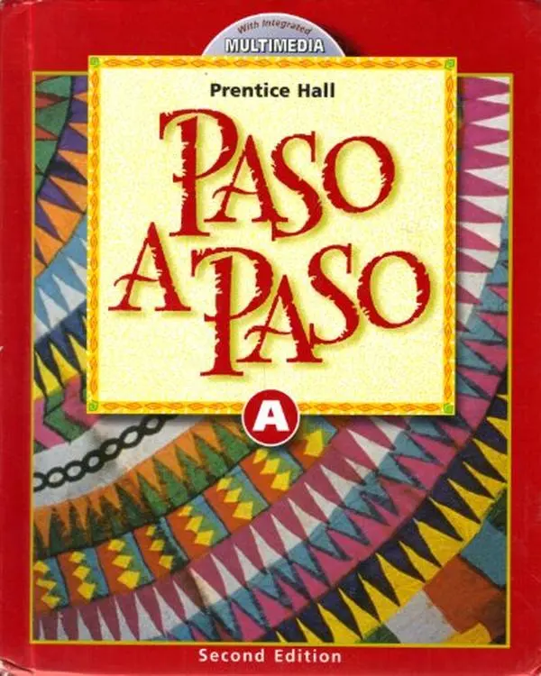 USED Book - Paso a Paso Student Edition Book a 2000c by Myriam Met (Hardcover) - english