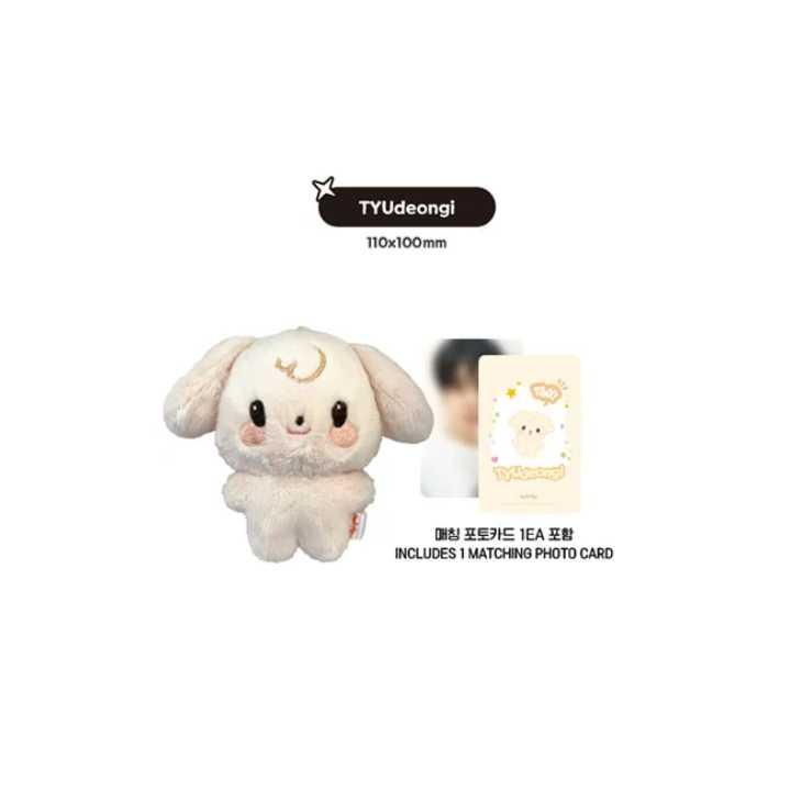 ATEEZ – ANITEEZ IN CALLING Tiny Plush Doll | Official ANITEEZ Pop-Up Merch Plushie (Choose Character) + Matching Photocard | ATINY Collectible Mini Plush | JJOONGrami / DDEONGbyeoli / TYUdeongi / HETmongi / SANdeoki / bbyongMING / WOOYOnyang / JJONGbear