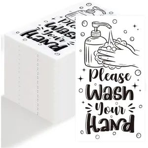 Disposable Hand Towels for Bathroom, 100 count Wash Your Hands Paper Napkins, Bathroom Etiquette Napkins Guest Disposable, Paper Towels Napkin for  Room Wedding Birthday Anniversary  Shower
