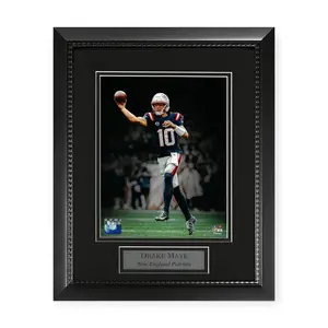 Drake Maye Unsigned Photo Framed to 11x14