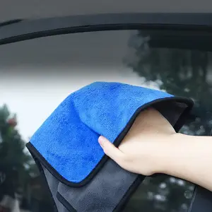 Double Sided Car Wash Towel, 1/5 Counts Absorbent Microfiber Car Towel, Dry Towels for Home Cleaning and Car Washing