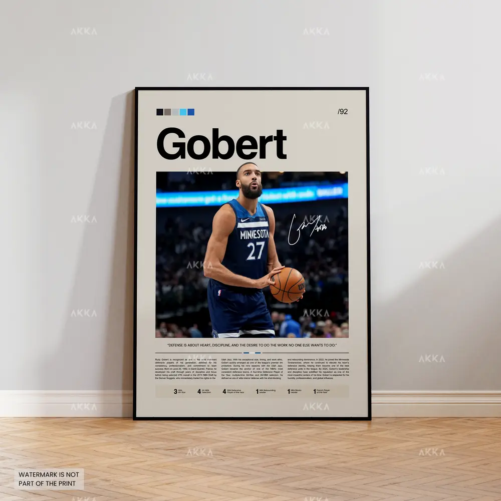 Rudy Gobert - Minnesota Timberwolves poster