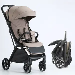 Lightweight Infant Stroller , Foldable Baby Stroller, Adjustable backrest, Widened Sunshade with Zipper, One-touch Collection, Breathable Mesh, Easy to Carry, Suitable for Travel