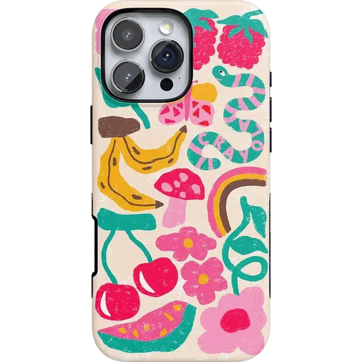 Casely iPhone 16 Pro Max Case | Doodle Bug | Crayola Crayon | Bold Protective Design | Compatible with MagSafe