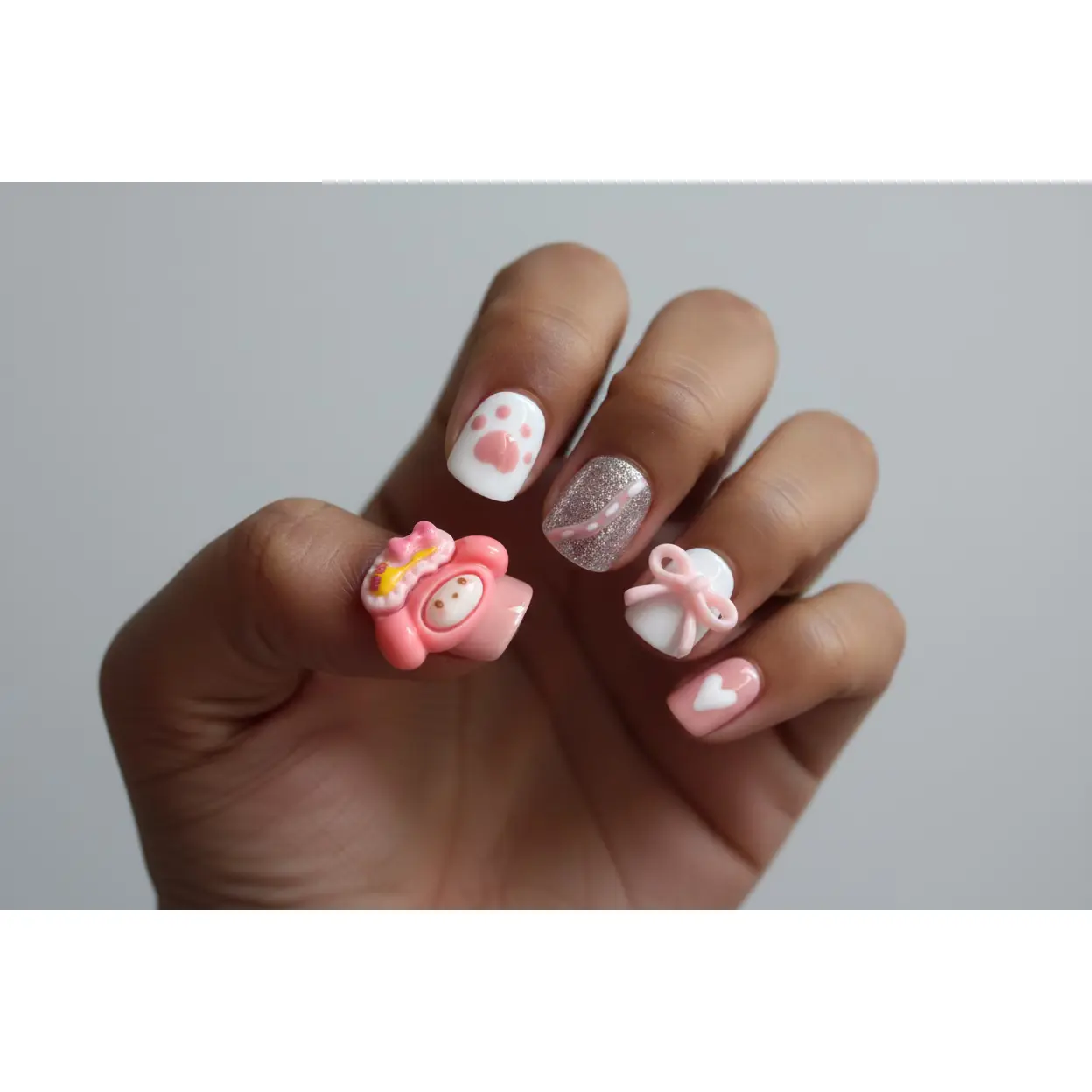 SALE! One of a kind  $10  BABY Press-on Nails