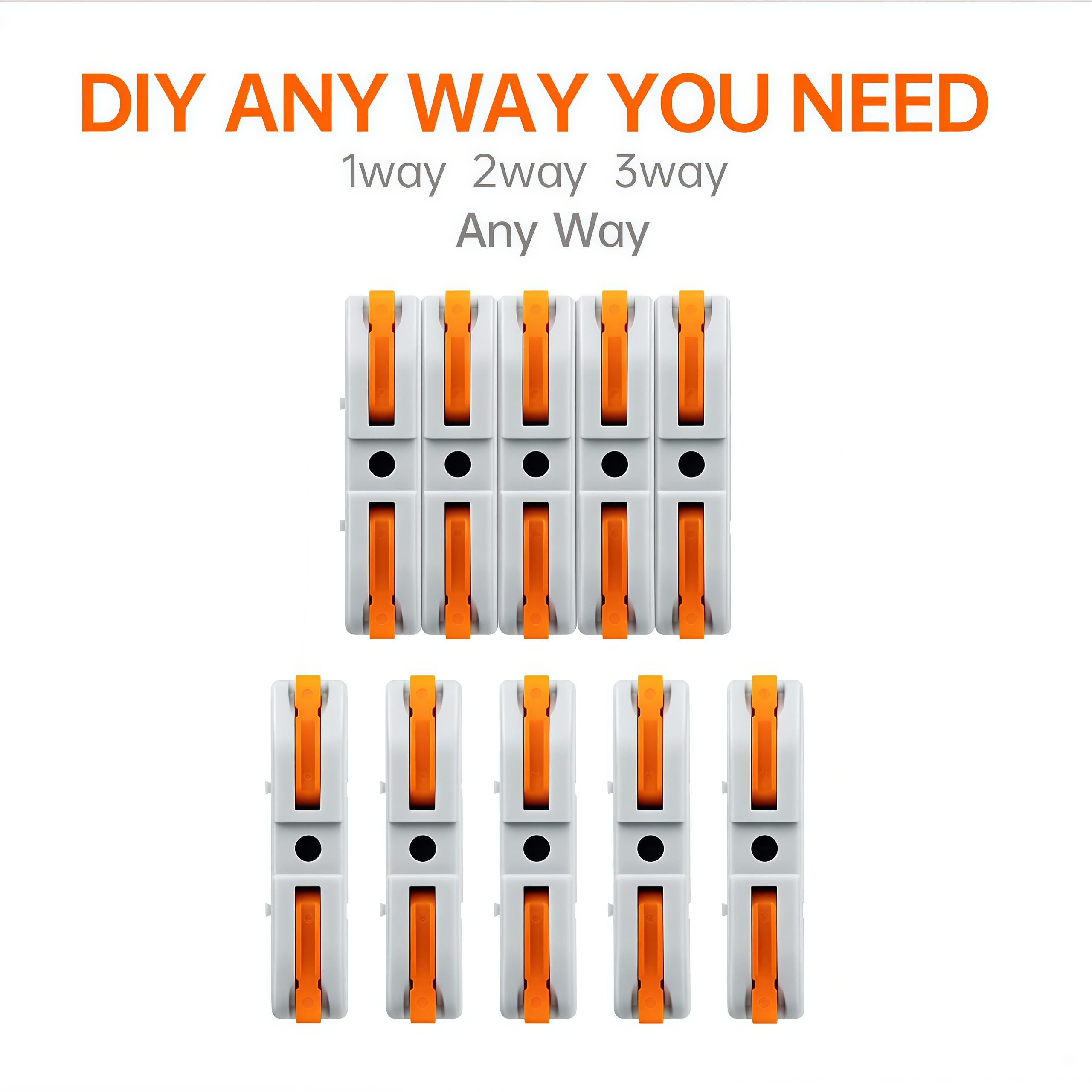 Quick Wire Connection Assortment Kit with Wire Stripper& 50pcs Lever Connectors for 28-12 AWG Wires SafeReliable for Home Office Factory flat plug power strip smart outlet Quick Wire Connection Assortment Kit with Wire Stripper& 50pcs Lever Connectors for 28-12 AWG Wires SafeReliable for Home Office Factory flat plug power strip smart outlet