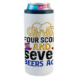 Trend Setters Original (Seven Beers Ago) 12 oz Stainless Steel Slim Can Cooler SSKOOW0036