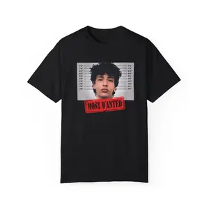 Most Wanted Hamzah The Fantastic Slushy Noobz Noobs Mugshot Unisex Heavy Cotton Tee
