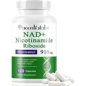 NIFEISHI NAD Supplement, Nicotinamide Riboside, NAD 910MG Liposomal Supplements for Women & Men, NAD+ Supplement for Anti Aging and Cell Regeneration -120 Capsules