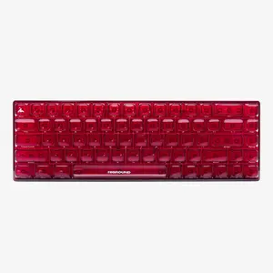 CLEAR RUBY Basecamp 65 Keyboard (Silent Glacier Switch) CLEAR RUBY Basecamp 65 Keyboard (Silent Glacier Switch)