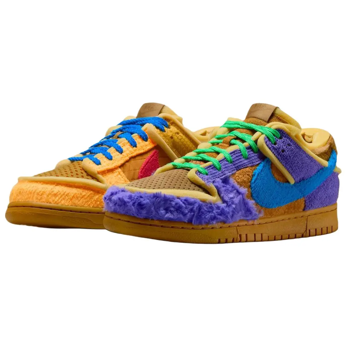 Nike Dunk Low Cactus Plant Flea Market Swamp Sponge Psychic Purple Unisex All-Season Low-Top Lace-Up Casual Trainers, Durable Non-Slip Skate Shoes, IH5094-500