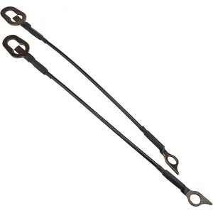 Truck Replacement Tailgate Cables Straps Fit for 1987-2010 Dakota / 2006-2009 Raider Pickup Replaces 55174827AC 55174826AC