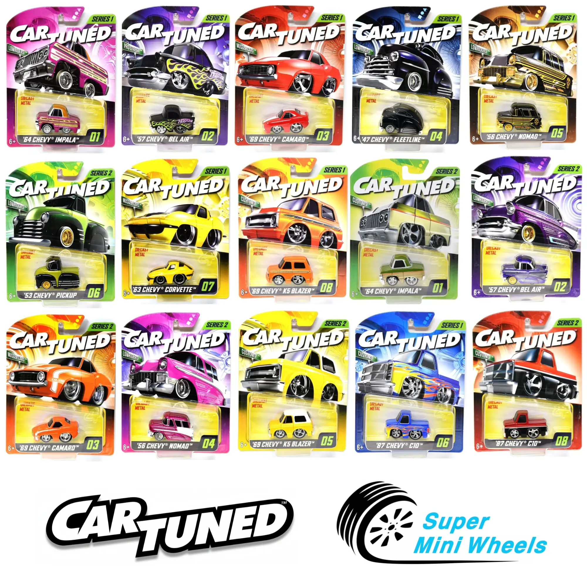 CarTuned 1:64 Diecast Vehicles - You Choose