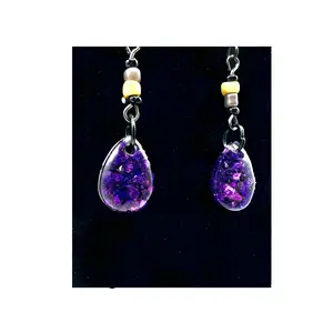 Midnight Amethyst Necklace and Earrings Set