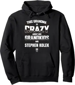 Grandma Crazy for Stephen Kolek San Diego Baseball MLBPA Pullover Hoodie