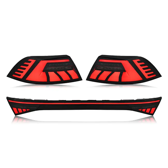 TT-ABC LED Tail Lights with Trunk Lamp & LED Bar Light, 2023-2025 Honda Accord 11th Gen Rear Lamp Assembly with Start-up Animation, Sequential Signal, Led Blinker
