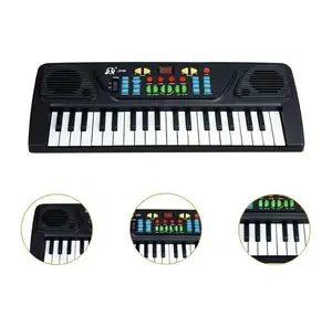 37-Key Electric Piano Keyboard Portable Multifunction Musical Instrument for Kids | Digital Music Teaching Learning Toy, Great Birthday Gift for Boys & Girls | Electric Guitar Guitar Harmonica Violin