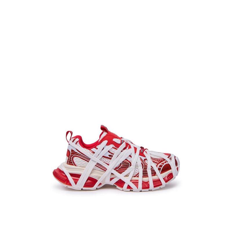 AZALEA WANG SELIE RED FLAT SNEAKER