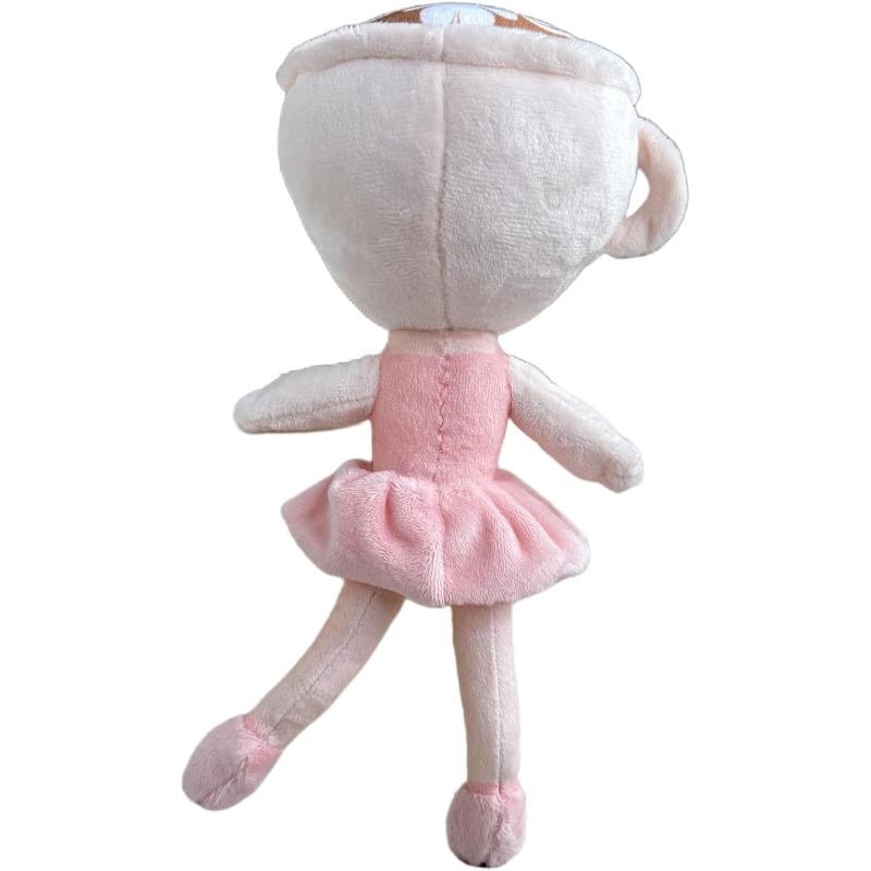 Italian  Plush, 10" Soft Adorable Stuffed Ballerina Cappuccina Plush Pillow for Video Game Fans