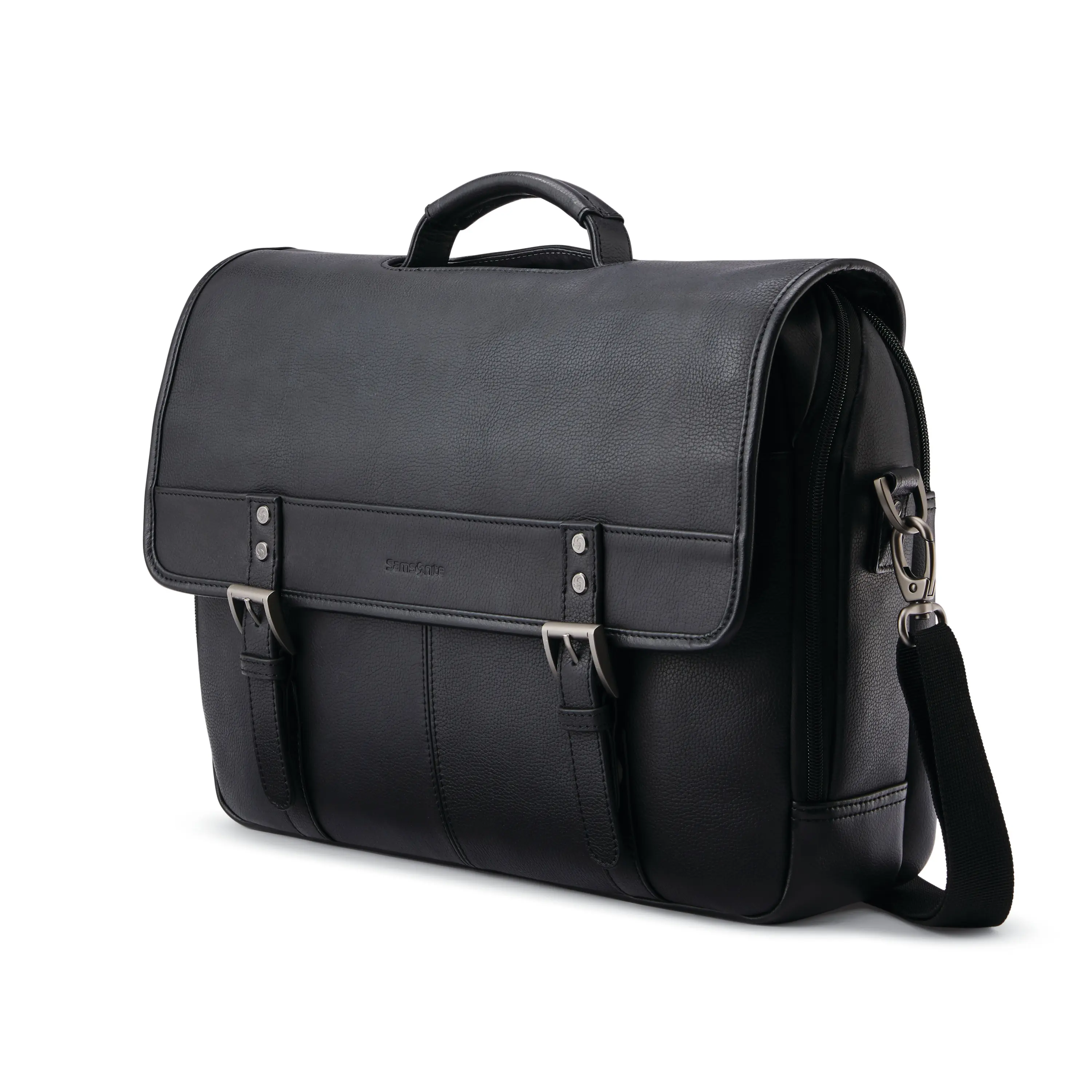 Samsonite Classic Leather Softside Flapover - Bags Samsonite Classic Leather Softside Flapover - Bags
