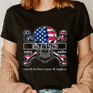 Custom Year Skull And Crossbones Generation X 1965-1980 Shirt, Gen X T-shirt