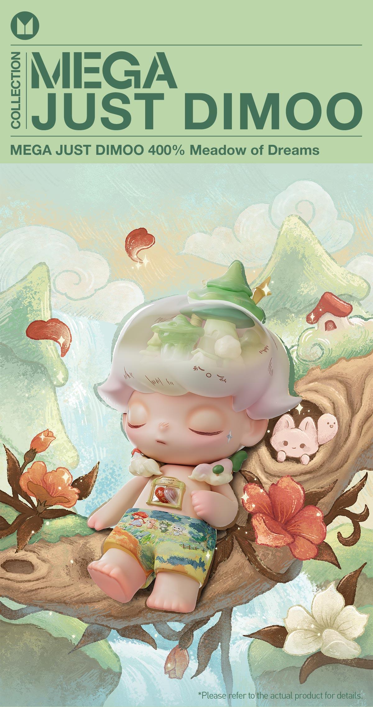 POP MART MEGA JUST DIMOO 400% Meadow of Dreams, Home Decorations