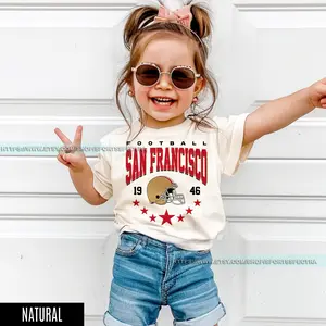 [Sale Up To 50%] San Francisco Football 49 Vintage Men, Women and Youth TShirt, San Francisco Football Tshirt, San Francisco Football Kid, Trendy USA Cotton Fabric